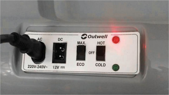 Outwell Eco Prime Petrol Blau Tragbares Kühlschrank Thermoelektrisch 24lt 12V / 220V