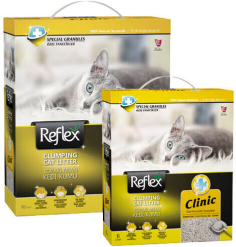 Reflex Cat Litter Άμμος Γάτας Μπετονίτης 6lt