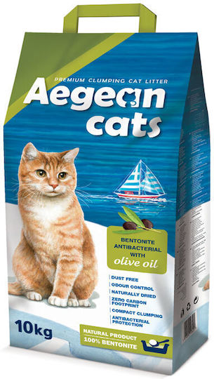 Aegean Bentonite Cat Litter Fine-Grained 10kg