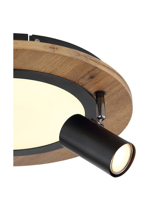 Globo Lighting Kassu Triplu LED Alb Cald Spot în Culoare Negru