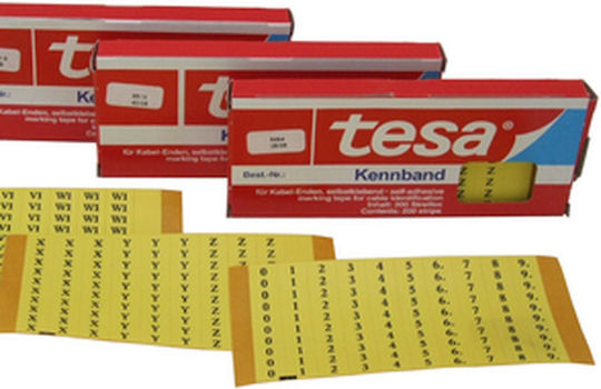 Tesa Kennband 6500 Маркиране на кабели 200 броя 200бр