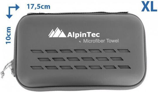 AlpinPro DryFast Microfiber Body Antibacterial Towel with Case Navy 150x75cm