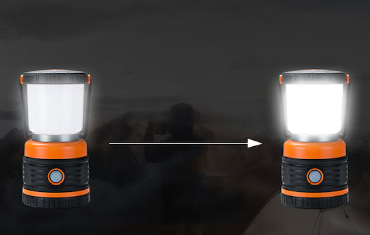 Superfire Battery Lantern for Camping Waterproof with Flashlight 850 Lumen 12W