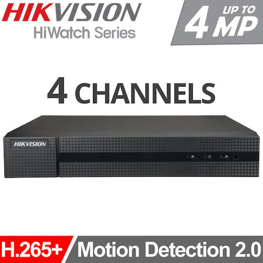 Hikvision Записващо устройство DVR 4 Канала с Резолюция Full HD+ HWD-6104MH-G4