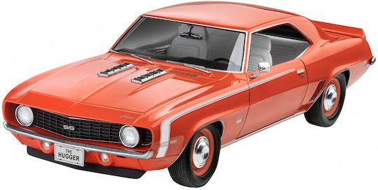 Revell Chevrolet '69 Camaro SS Modeling Figure Car Red 111 Pieces in Scale 1:25 with Glue and Paints 18.9cm.
