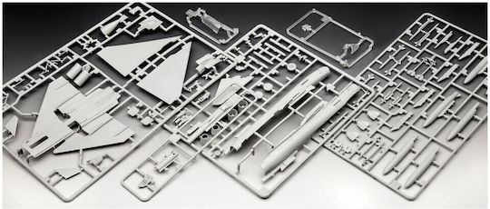 Revell Eurofighter Typhoon "The Bavarian Tiger 2021" Modeling Figure Airplane 85 Pieces in Scale 1:72 22.2x15.5cm.