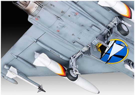 Revell Eurofighter Typhoon "The Bavarian Tiger 2021" Modeling Figure Airplane 85 Pieces in Scale 1:72 22.2x15.5cm.