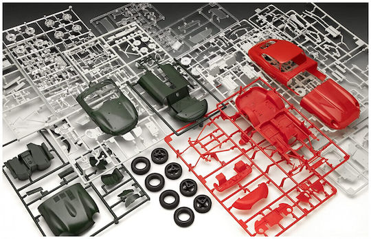Revell Jaguar 100th Anniversary Фигура за Моделизъм в Мащаб 1:24 с Лепило и Бои