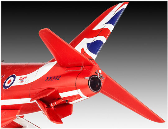 Revell BAe HAWK T.1 Red Arrows Фигура за Моделизъм Самолет Червена в Мащаб 1:72
