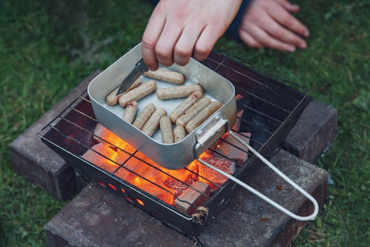 MFH Mess Kit Aluminium Canteen for Camping 2pcs