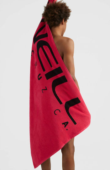 O'Neill Beach Towel Cotton Pink 160x80cm.