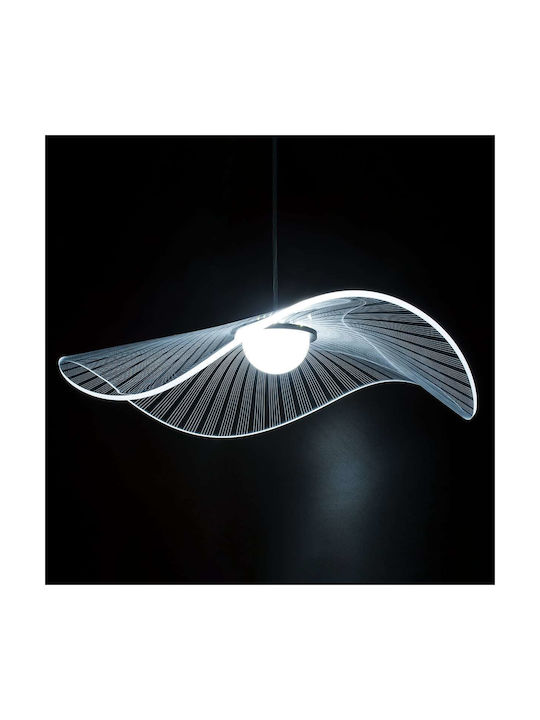GloboStar Acrylica Pendant Light Black 66x66cm