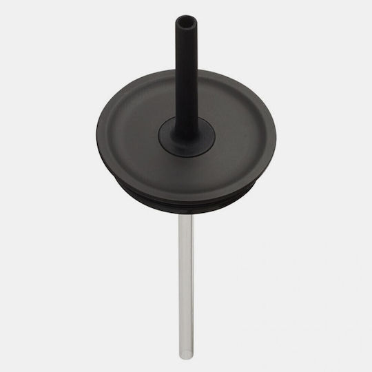 Hydro Flask Medium Press-In Straw Lid Ανταλλακτικό Καπάκι για Θερμός από Ατσάλι Μαύρο