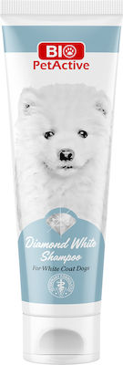 Bio Petactive Diamond White Σαμπουάν Σκύλου για Λευκό Τρίχωμα 250ml