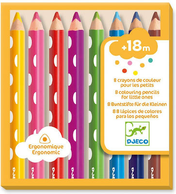 Djeco Farbstift-Set Mini Baby 8Stück