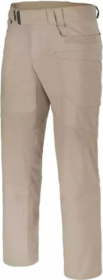 Helikon Tex Hybrid Tactical Pants PolyCotton Ripstop Hunting Pants in Khaki color SP-HTP-PR-13