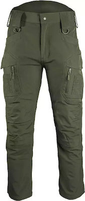 Mil-Tec Assault Softshell Pantaloni de Vânătoare Impermeabil Caqui în culoarea Kaki 11380012