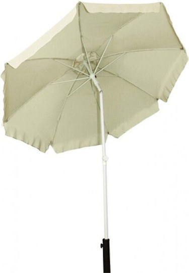 Umbrelă Metalică Albă Ecru 2x2m Ecru