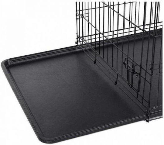 Pupcorn Dog Wire Cage XXLarge with 2 Doors Black 121x74x80.5cm