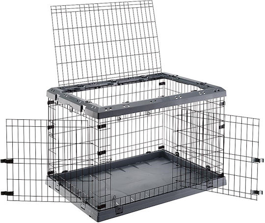 Ferplast Superior 105 Wire Dog Cage Medium Black 107x77x73.5cm
