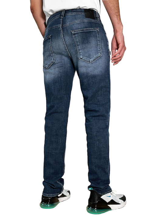 3Guys Herren Jeanshose Blau