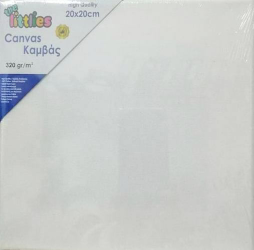 The Littlies Canvas White