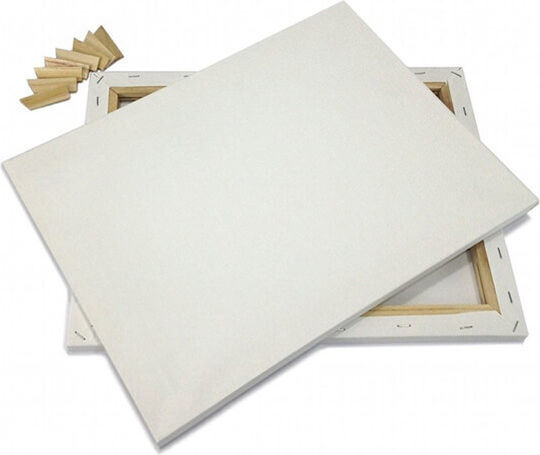 Colorfix Leinwand auf Keilrahmen Weiß Rechteckig mit Keilrahmen 50x70cm 380gr/m² 1Stück