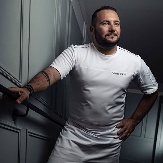 Clement Design Coat Chef Unisex White with Short Sleeve B-Shirt