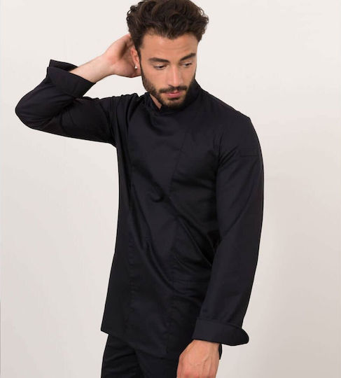 Le Nouveau Chef Coat Chef Black with Long Sleeve Dave
