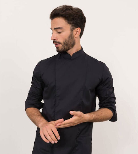 Le Nouveau Chef Coat Chef Black with Long Sleeve Dave