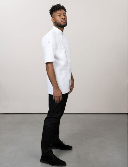 Le Nouveau Chef Coat Chef White with Short Sleeve Melvin