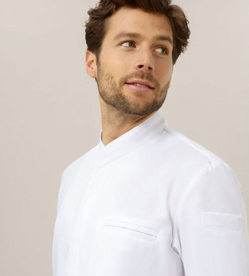 Le Nouveau Chef Coat Chef White with 3/4 Sleeve Fabian