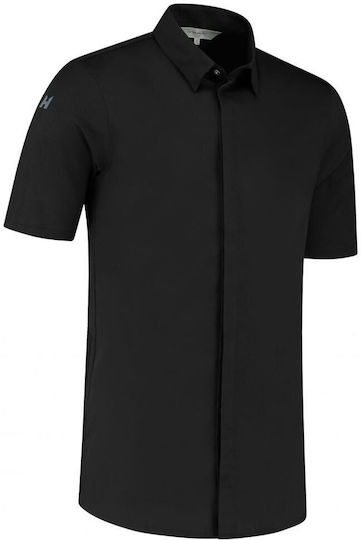 Le Nouveau Chef Mantel Koch Herren Schwarz mit Kurzärmelig Gilles