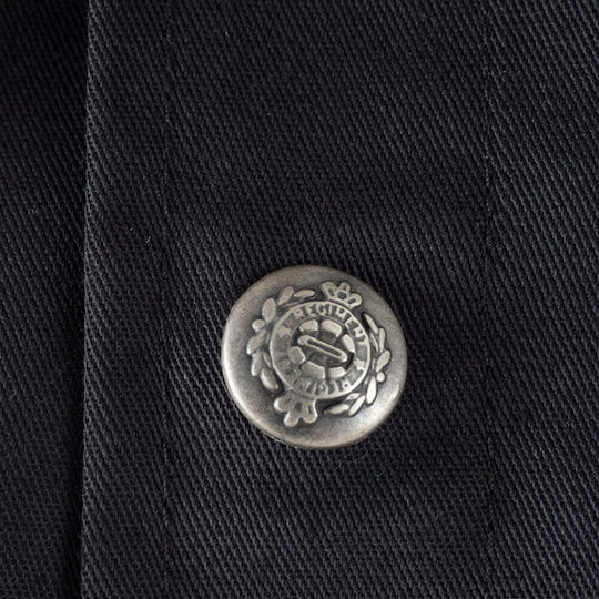 Giblor's Mantel Koch Unisex Schwarz mit Langärmelig