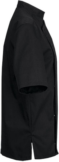 Clement Design Mantel Koch Unisex Schwarz mit Kurzärmelig Firenze