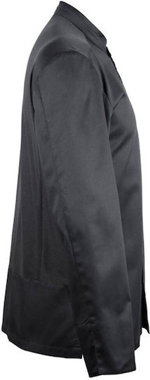 Clement Design Coat Chef Unisex Black with Long Sleeve Extase