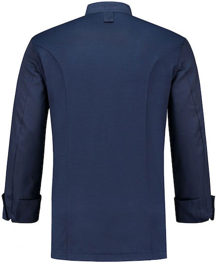 Le Nouveau Chef Coat Chef Blue with Long Sleeve Alain