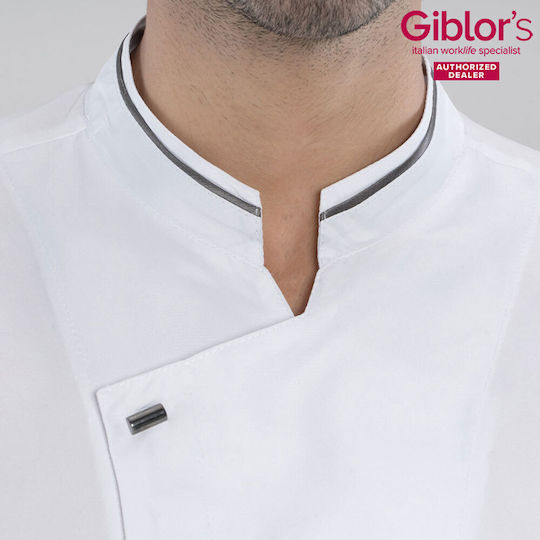 Giblor's Coat Chef White with Short Sleeve Apollo