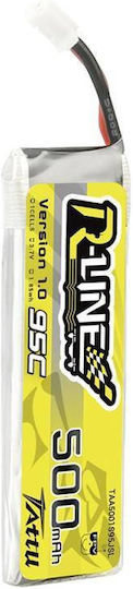Tattu R-Line Батерия Li-Po 3.7V 500mAh 95C 1S за RC Превозно Средство 2 Бройки