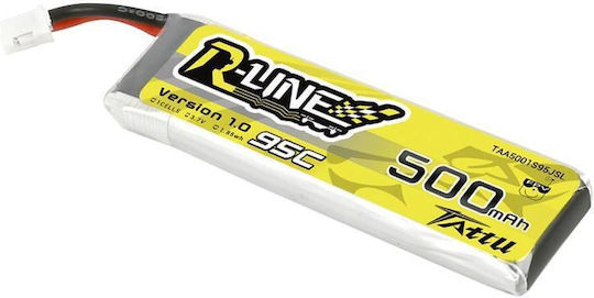 Tattu R-Line Батерия Li-Po 3.7V 500mAh 95C 1S за RC Превозно Средство 2 Бройки