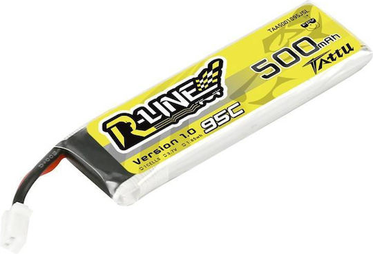 Tattu R-Line Батерия Li-Po 3.7V 500mAh 95C 1S за RC Превозно Средство 2 Бройки