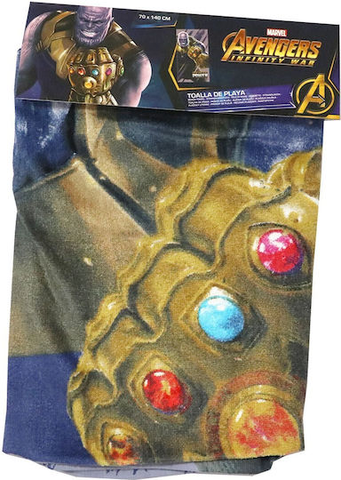 Cerda Marvel Thanos Infinity War Παιδική Πετσέτα Θαλάσσης Μπλε Avengers 140x70εκ. Marvel Thanos Infinity War