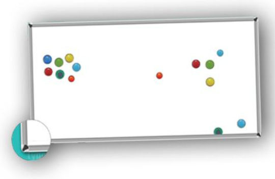 Typotrust Magnetic Hanging Dry Erase Board 120x180cm