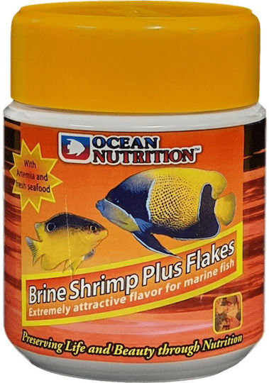 Ocean Nutrition Brine Shrimp Plus Flakes Fish Food Flakes 156gr