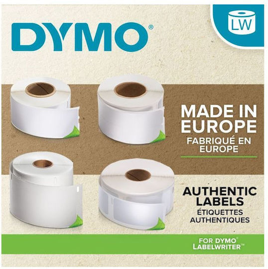 Dymo 500 Autocolante Autoadezive pe Rolă pentru Imprimantă de Etichete 54x25mm 12buc