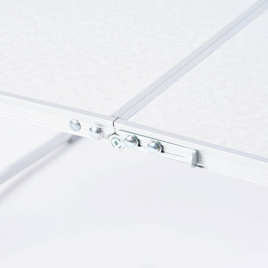Hupa Table Aluminum for Camping Foldable in Case 59x41x25.5cm White