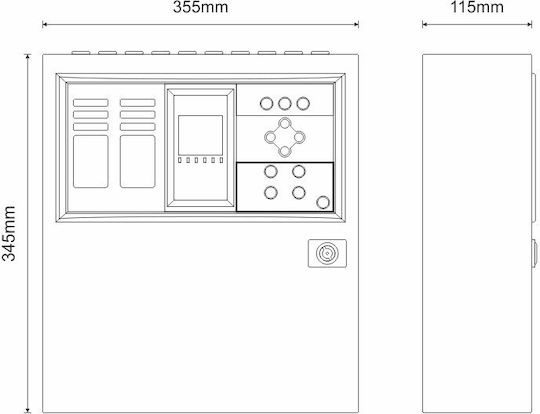 Olympia Electronics BSR-1004 Fire Detection Panel 4 Zones