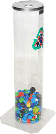 Molyto 50.10.005 Recycling Plastic Waste Bin 25lt Transparent
