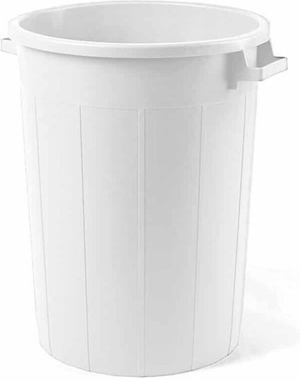 Viosarp Plastic Coș de gunoi Deșeuri 100lt Albț