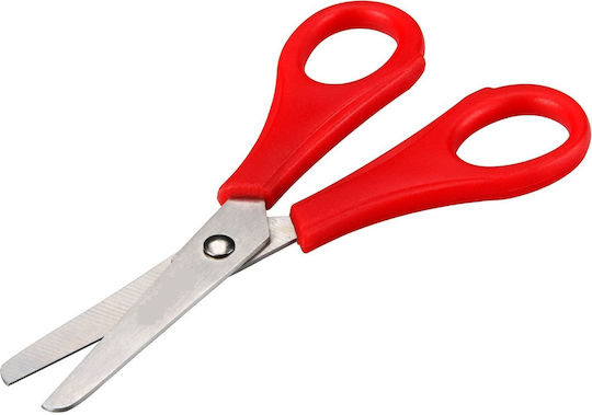 The Littlies Children's Scissors for Crafts 13cm with Metallic Blade Red 1pcs